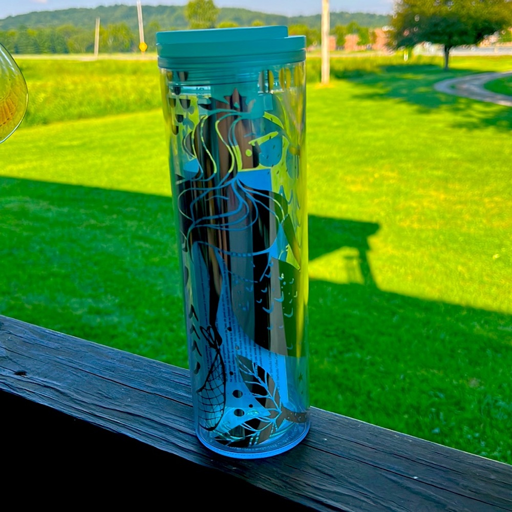 Siren clear gold 2020 mermaid cold cup tumbler